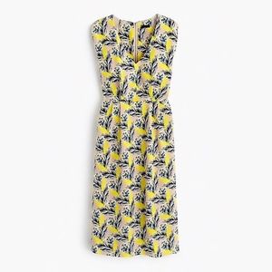 J.Crew Silk Sleeveless Dress in Spring Meadow